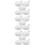 15Pcs White DIY Bubble Insert Replacement Inner Ball Props 9