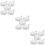 15Pcs White DIY Bubble Insert Replacement Inner Ball Props 10