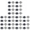 300Pcs Black Puff Boxes with Easy Assembly for Food Storage 2