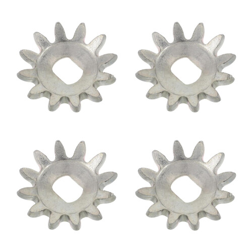 4Pièces Roues Dentées Métal Pour Réparation Cric Compactes 2