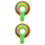 2Sets Plastic Fruit Diameter Gauge Measuring Lap Colorful Set 6