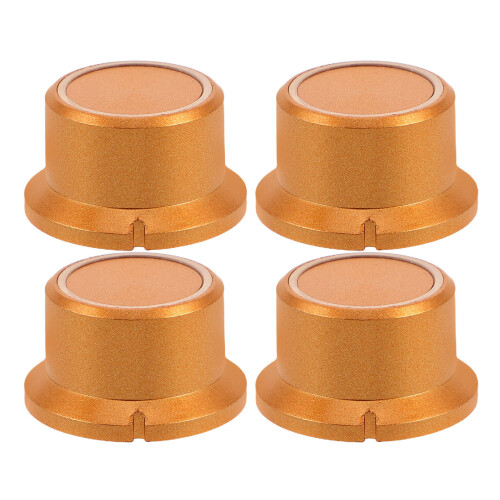 8Pcs Golden Mixer Speed Control Knobs Plastic Rotary Volume Adjuster 1