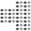300Pcs Black Puff Boxes with Easy Assembly for Food Storage 4