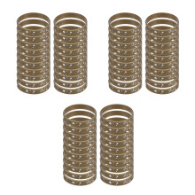 72Pcs Golden Silicone Graduation Wristbands Class of 2025 Party Favors