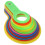 2Sets Plastic Fruit Diameter Gauge Measuring Lap Colorful Set 8