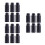 18Pcs Black Plastic Containers for Liquid Storage Engineering Bottles 6