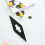 15Pcs Black Hulusi Travel Accessory Plastic Anti-Shock Protective Pad 8