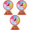 3Sets Plastic DIY Prize Wheels Multi- Game Rotatable Wheel 3