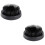 2Pcs Black Round Flower Needle Base Copper Flower Arrangement Tool 6