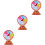 3Sets Plastic DIY Prize Wheels Multi- Game Rotatable Wheel 5