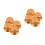8Pcs Golden Mixer Speed Control Knobs Plastic Rotary Volume Adjuster 6