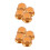 8Pcs Golden Mixer Speed Control Knobs Plastic Rotary Volume Adjuster 8