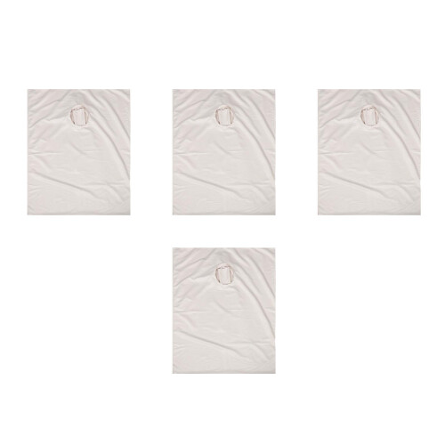 4Pcs Comfortable Beige Massage Table Cover Elastic Washable Bed Sheet