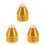 3Sets Durable Aluminium Alloy fork Feet Base for Meditation Use 7