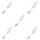 5Pcs Silver Cake Slicer Set Stainless Steel Offset Spatulas for Baking 1
