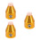 3Sets Durable Aluminium Alloy fork Feet Base for Meditation Use 8