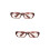 2Pairs Transparent Lens Windproof Protective Goggles 7