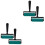 4St Multifunctionele Groene Stamping Rollers Voor 4