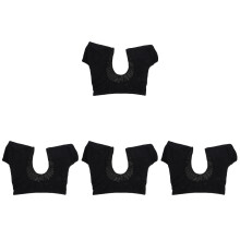 4St Pads Zwarte Onderarm Polyester Vest Voor Warmte En Comfort