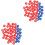 2Sets Durable Numbered Sphere Balls Colored Plastic Game Props 7