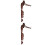 4Pcs Brown Punk Cape and Gothic Split Shawl Cosplay Costume Set 5