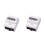 2Pcs White Wattmeter Voltage and Current Meter for Rail Circuit Use 9