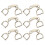 12Pièces Boucle Métal Décorative Pour Ceintures Sacs 2
