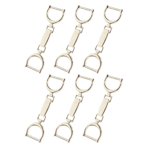 12Pièces Boucle Métal Décorative Pour Ceintures Sacs 2