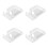 4Pièces Cache-Prises Transparent Ps Pour Salle De Bain Étanche Durable 9