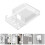 4Pièces Cache-Prises Transparent Ps Pour Salle De Bain Étanche Durable 10