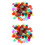 2Pcs Plastic Chips 300 Count Colorful Markers for 6