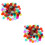 2Pcs Plastic Chips 300 Count Colorful Markers for 7