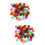 2Pcs Plastic Chips 300 Count Colorful Markers for 8