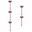 5Pcs Portable Red Silicone Tea Tray Scraping Tools for Kitchen Use 9