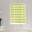 Yellow PVC Ground Line Notice for Throw Game Accessories 11