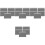 20Pcs Durable Rubber Slider Fader Caps for Mixer Console Grey 4
