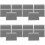 20Pcs Durable Rubber Slider Fader Caps for Mixer Console Grey 6