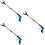 3Pcs Durable Foldable Grabber Tool Blue Trash Picker for Home Use 8