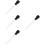 4Pcs Convenient Black Kitchen Meat Baster for Sauce and Marinade 8