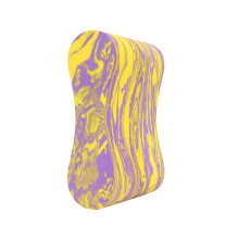 (purple and yellow) Thick EVA Camouflage Kickboard for Swim Training