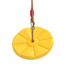 Eco Friendly Kids Swing Seat, Versatile Disc Swing For Backyard Playground, Supports Up To120kg With Braided Rope For Outdoor Fun