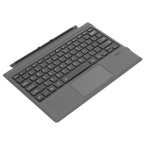 Bluetooth Enabled Wireless Keyboard For Surface Pro7To Pro3, Trackpad With Multi Touch Gesture Type C Charging Rechargeable Battery Magnetic 2