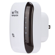 Wireless Repeater WiFi Signal Booster For Home Full Coverage High Speed Internet Booster With Ethernet Port And WPA Security Plug And Play WiFi