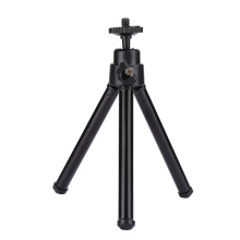 Portable Webcam Tripod Stand with360Degree Swivel Head Metal Legs Folding Design Universal Camera Mount Adjustable Height Lightweight and Durable