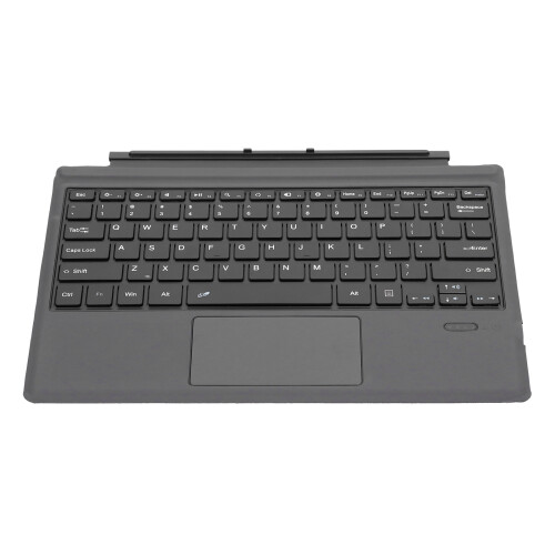 Bluetooth Enabled Wireless Keyboard For Surface Pro7To Pro3, Trackpad With Multi Touch Gesture Type C Charging Rechargeable Battery Magnetic 2