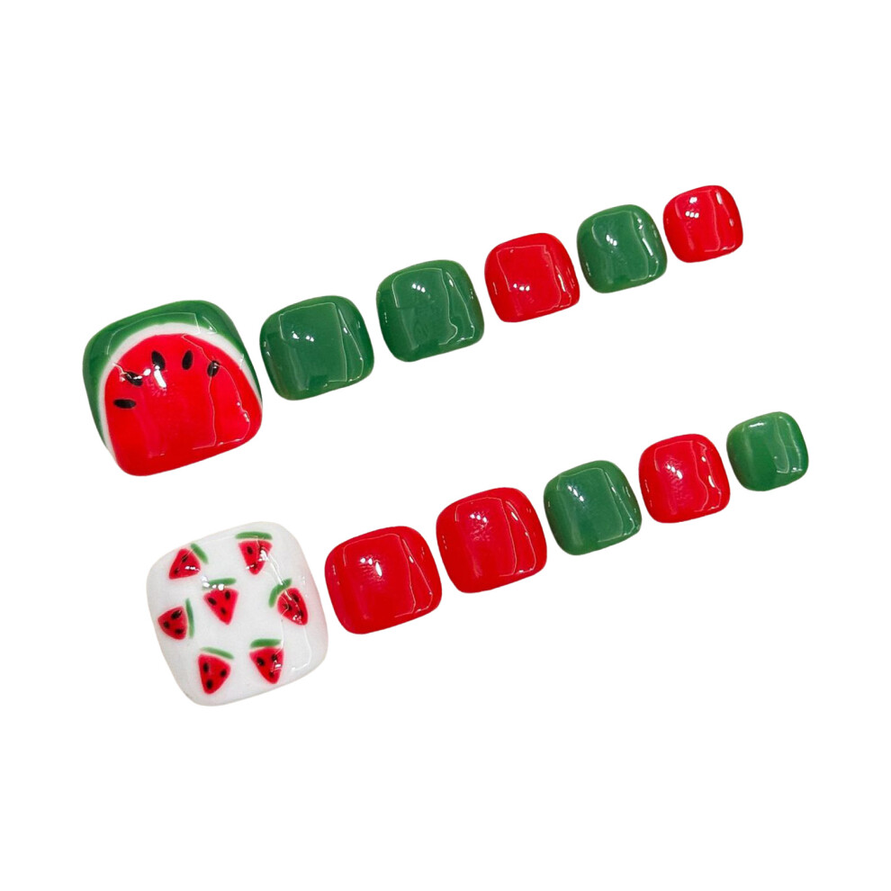 Dachuang Beauty (L) Glossy Square Fake Nails For Work & Party (50 Chars)