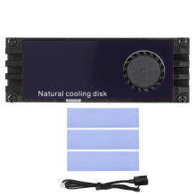 Aluminum Alloy M.2SSD Cooler Wireless Ergonomic Mouse Compatible with Dual Clip Design Easy Installation for Desktop Enthusiasts