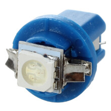 Medidor de 20X Coche B8.5D LED dashboard Bombilla Wedge Lado de la Luz Azul Lampara