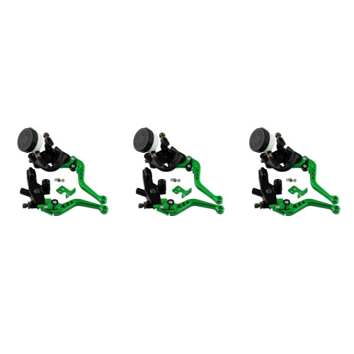 3Paires Leviers Aluminium 7/8 Pouces Réglables