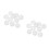 20Pcs White Plastic Drum Bung Caps Threaded Bucket Leak-Proof Lids 4